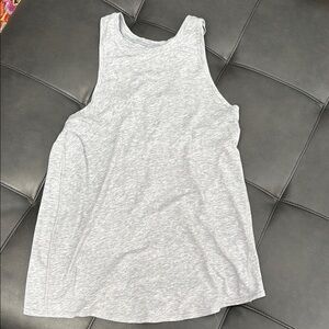 Lululemon tie back Gray Tank Top